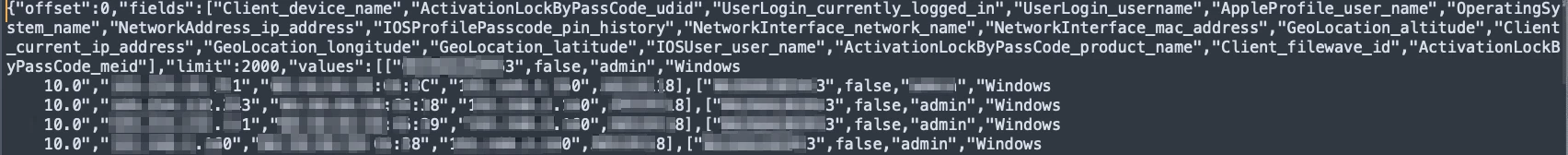 FileWave server managed devices